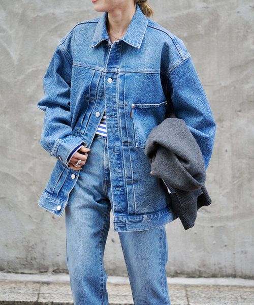 ULTデニム1PKTオーバートラッカージャケット（デニムジャケット