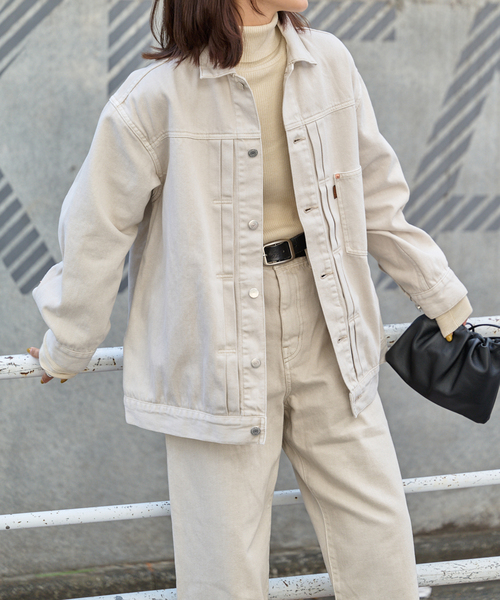 ULTデニム1PKTオーバートラッカージャケット（デニムジャケット