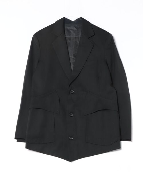 sulvam(サルバム)の「sulvam/サルバム/オーバージャケット(テーラードジャケット・メンズ・ブラック・S)」の1枚目の写真