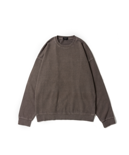 BALANT(バラント)の「ピグメントシリコンラベルスウェットシャツ - ブラウン(スウェット・メンズ・その他・MEDIUM/LARGE)」の2枚目の写真