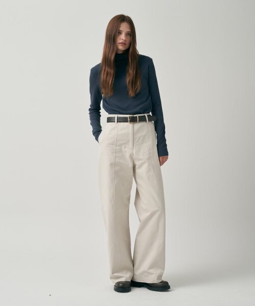 MOTT(モット)の「ソフトベーシックポロティ - ブルー(Tシャツ/カットソー・レディース・その他・FREE)」の3枚目の写真