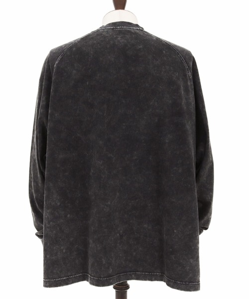 CAMBIO(カンビオ)の「mlt5516- Snow Wash Pocket Long Sleeve Tee カットソー(CMP-261-006)(Tシャツ/カットソー・メンズ・ブラック/グレイッシュベージュ/ブルー・S/M/L)」の20枚目の写真