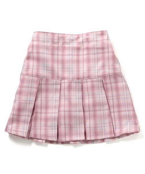 algy（アルジー）の「アソートプリーツスカパン（スカート・キッズ・ブラック/グレー/ピンク/サックスブルー・130/140/150/160）」の15枚目の写真