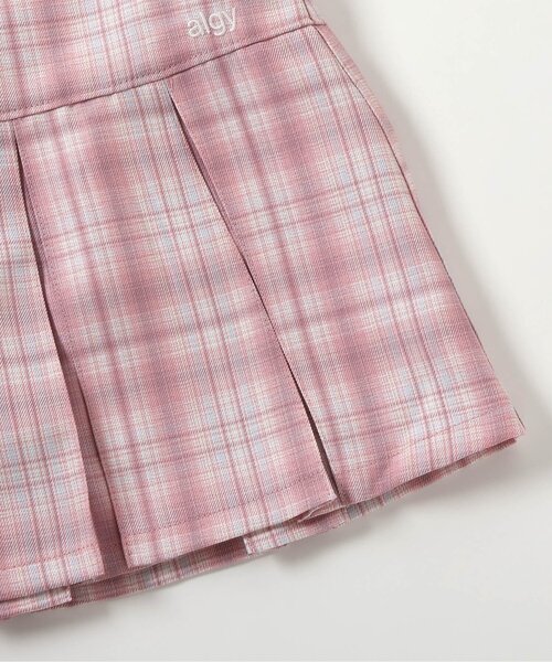 algy（アルジー）の「アソートプリーツスカパン（スカート・キッズ・ブラック/グレー/ピンク/サックスブルー・130/140/150/160）」の21枚目の写真