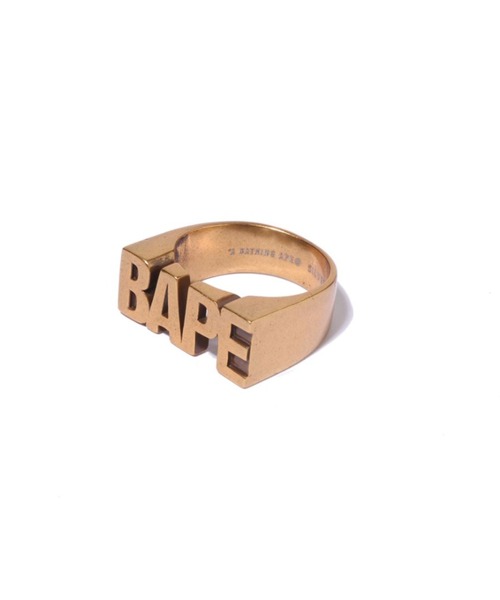 BAPE LOGO RING（リング）｜A BATHING APE（アベイシングエイプ）の