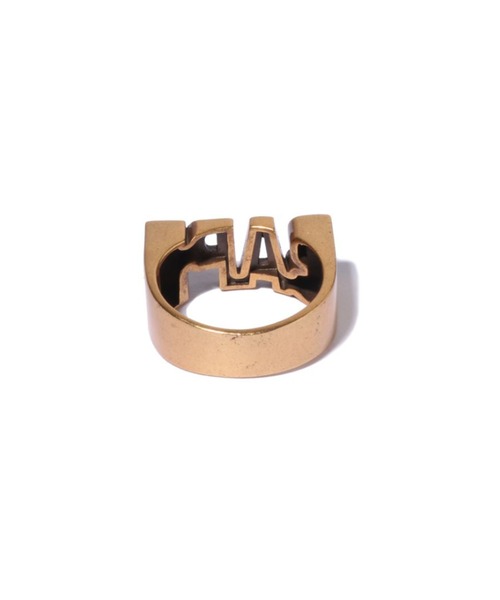 A BATHING APE（アベイシングエイプ）の「BAPE LOGO RING（リング・メンズ・シルバー/ゴールド・19/21）」の6枚目の写真