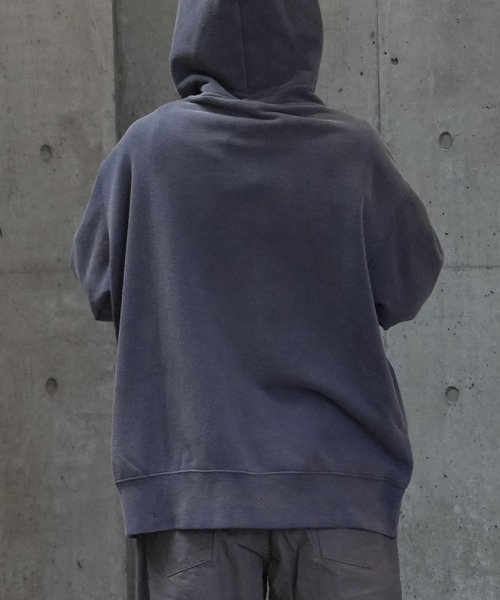 BEN DAVIS（ベンデイビス）の「【BEN DAVIS/ベンデイビス】 【90sヴィンテージ感】ショートパーカー 剥がれワッペン風デザイン 古着系ストリート ヘビーウェイト（パーカー・メンズ・ブラック/ネイビー・MEDIUM/LARGE/X-LARGE）」の21枚目の写真
