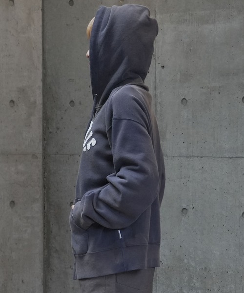 BEN DAVIS（ベンデイビス）の「【BEN DAVIS/ベンデイビス】 【90sヴィンテージ感】ショートパーカー 剥がれワッペン風デザイン 古着系ストリート ヘビーウェイト（パーカー・メンズ・ブラック/ネイビー・MEDIUM/LARGE/X-LARGE）」の17枚目の写真