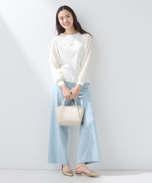 INDIVI（インディヴィ）の「【ミドルサイズ／合皮／ショルダー付】スタッズ風メタルバッグ（ショルダーバッグ・レディース・ピンク/ナチュラル/ブラック・00）」の19枚目の写真