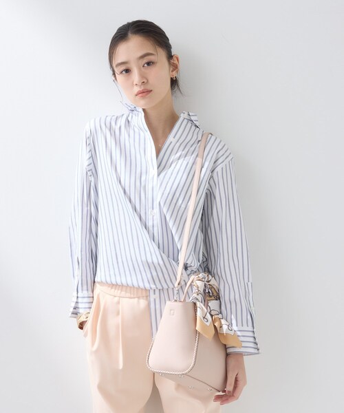 INDIVI（インディヴィ）の「【ミドルサイズ／合皮／ショルダー付】スタッズ風メタルバッグ（ショルダーバッグ・レディース・ピンク/ナチュラル/ブラック・00）」の20枚目の写真