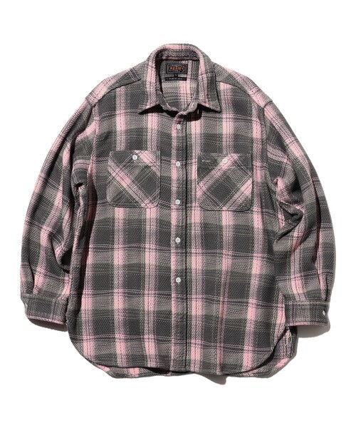 WORK Waffle Plaid (рабочая рубашка в клетку)