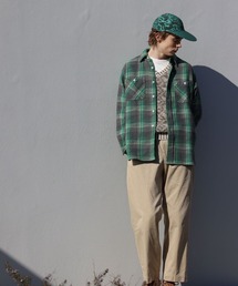 BEAMS PLUS(�r�[���X�v���X)��WORK Waffle Plaid(�V���c/�u���E�X)
