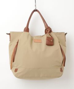 John chapmanチャップマン　BEAMS F別注　キャンバストートバッグ JOHN CHAPMAN × BEAMS F＞ハンドルやレザーパーツ、金具などの仕様を