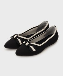 index | リボンデザインニットパンプス(パンプス)