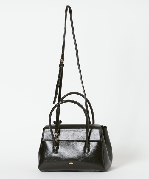 Heather(ヘザー)の「フェイクレザーハンドルBAG 640209(ハンドバッグ・レディース・ブラウン/ピンク/ブラック・ONE SIZE)」の4枚目の写真