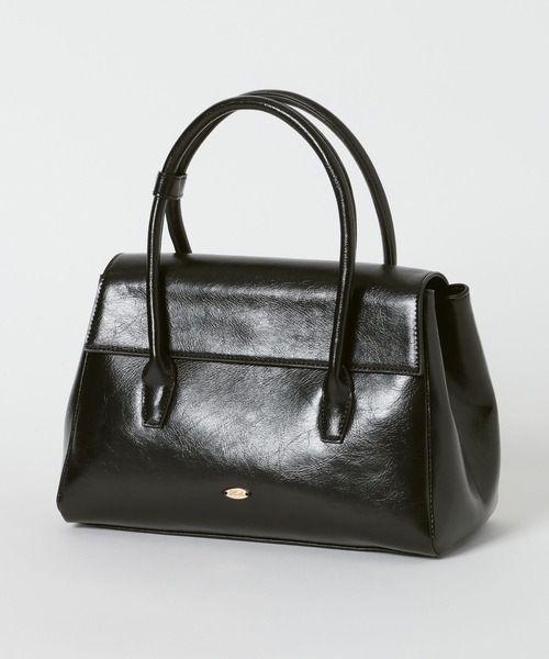 Heather(ヘザー)の「フェイクレザーハンドルBAG 640209(ハンドバッグ・レディース・ブラウン/ピンク/ブラック・ONE SIZE)」の5枚目の写真