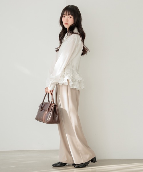 Heather(ヘザー)の「フェイクレザーハンドルBAG 640209(ハンドバッグ・レディース・ブラウン/ピンク/ブラック・ONE SIZE)」の22枚目の写真