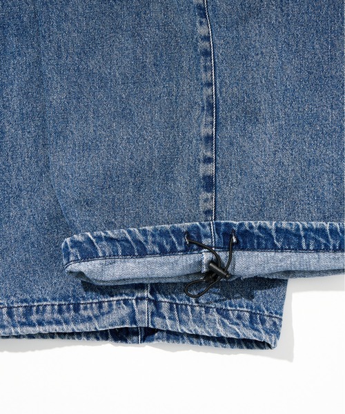 Mark Gonzales（マーク・ゴンザレス）の「Mark Gonzales(マーク ゴンザレス) ブランドロゴ ワイドデニムパンツ / WEB・直営店限定（デニムパンツ・メンズ・ブラック/ブルー・M/L/XL）」の19枚目の写真