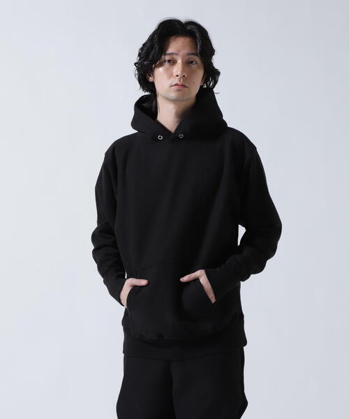 B'2nd(ビーセカンド)の「ATON (エイトン) GARMENT DYED URAKE | HOODIE【2026年春夏入荷モデル】(パーカー・メンズ・ブラック・4/6)」の6枚目の写真