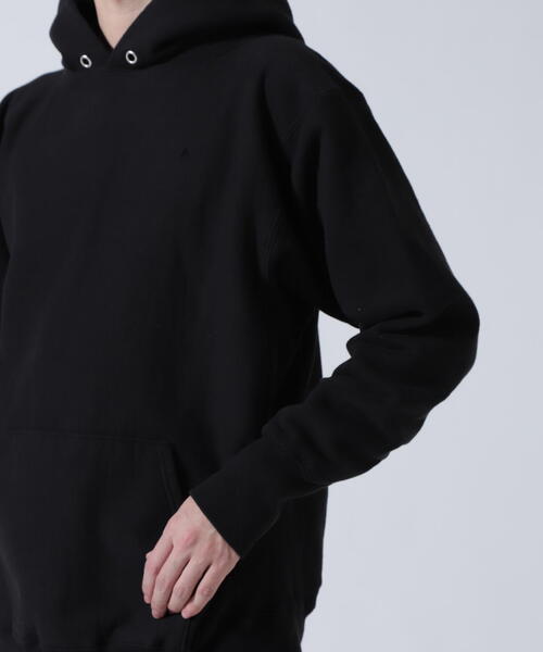 B'2nd(ビーセカンド)の「ATON (エイトン) GARMENT DYED URAKE | HOODIE【2026年春夏入荷モデル】(パーカー・メンズ・ブラック・4/6)」の11枚目の写真
