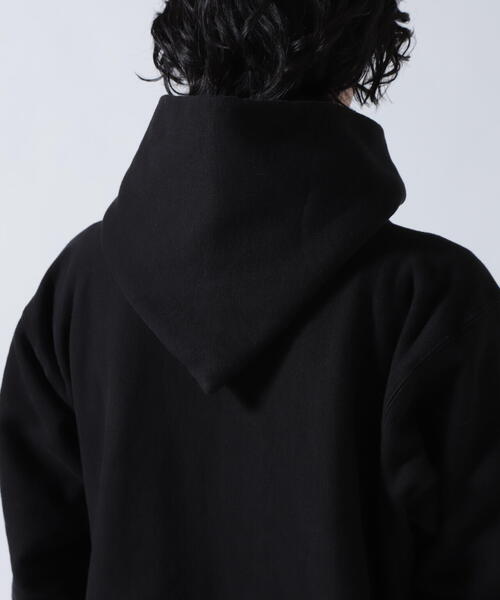 B'2nd(ビーセカンド)の「ATON (エイトン) GARMENT DYED URAKE | HOODIE【2026年春夏入荷モデル】(パーカー・メンズ・ブラック・4/6)」の14枚目の写真