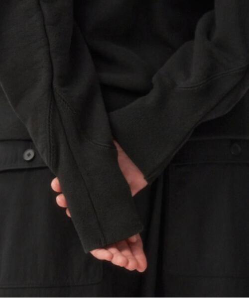 B'2nd(ビーセカンド)の「ATON (エイトン) GARMENT DYED URAKE | HOODIE【2026年春夏入荷モデル】(パーカー・メンズ・ブラック・4/6)」の19枚目の写真