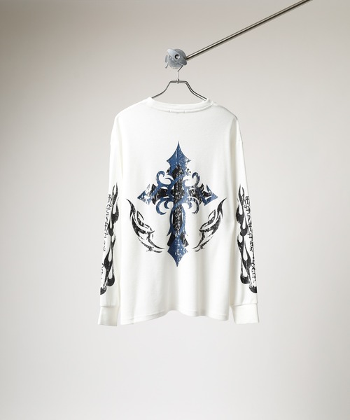 bike star(バイクスター)の「BIKE STAR ファイヤーワッフルロンT(Tシャツ/カットソー・メンズ・ブラック/ブラック系/ホワイト/ホワイト系・L/M)」の18枚目の写真