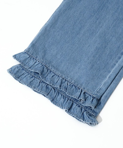 flower(フラワー)の「フリルデニムパンツ(デニムパンツ・レディース・ブラック・SMALL/MEDIUM)」の14枚目の写真