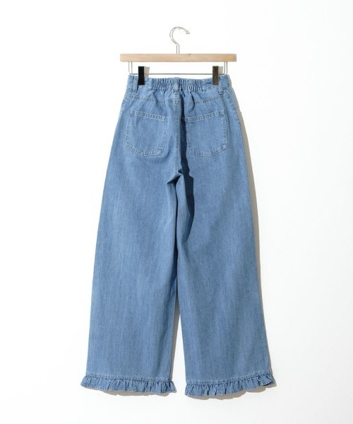 flower(フラワー)の「フリルデニムパンツ(デニムパンツ・レディース・ブラック・SMALL/MEDIUM)」の15枚目の写真