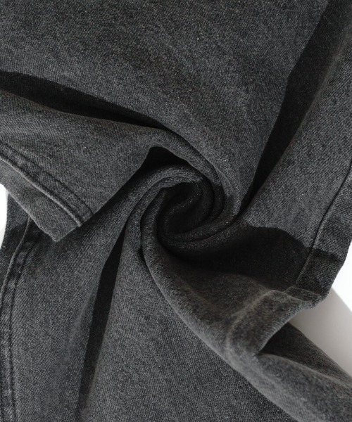 flower(フラワー)の「フリルデニムパンツ(デニムパンツ・レディース・ブラック・SMALL/MEDIUM)」の8枚目の写真