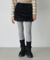 BELLOL（ベロエル）の「ファーミニスカートブラック（スカート）」