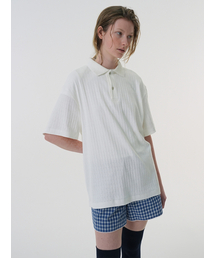 LLL DESIGN STUDIO（lllデザインスタジオ）の「Pointtel Classic Polo Tee_Milk White（ポロシャツ）」