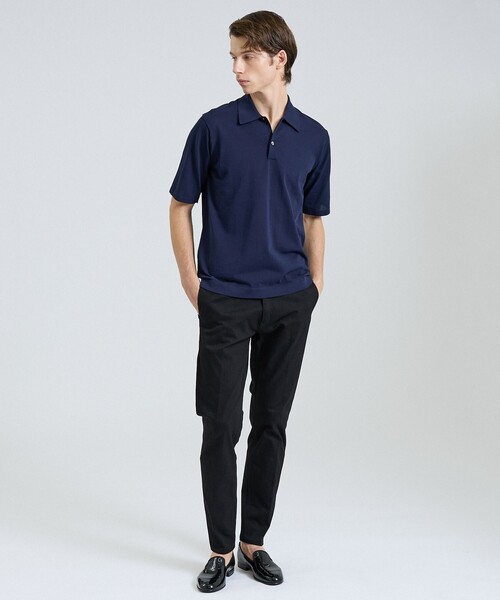 DESIGNWORKS（デザインワークス）の「ハイパーストレッチ スリム チノパンツ（スラックス・メンズ・ブラック/ベージュ・48/46/44/50）」の13枚目の写真