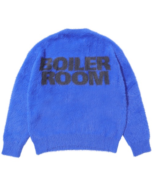 BOILER ROOM SHAGGY KNIT CREW AW24KN