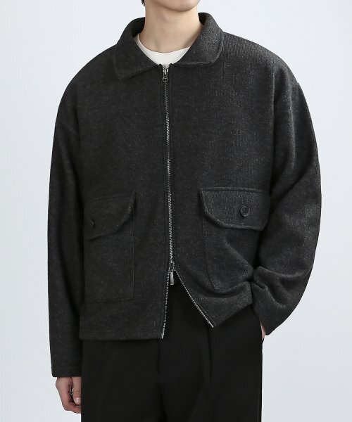 VERYVAIN(ベリベーン)の「2WAY SPAN NAP BLOUSON (DARK GRAY)(ブルゾン・メンズ・その他・ONE SIZE)」の1枚目の写真