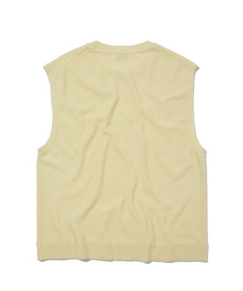 COVERNAT(カバーナット)の「ブークルミックスニットベストバター(ベスト・レディース・その他・XL/L)」の2枚目の写真