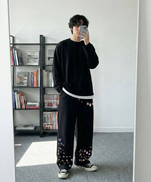 ARTISTWEAR（アーティストウェア）の「[ATW]クールキッズワイドバンディングパンツ（スウェットパンツ・レディース・その他・S/M/L/XL）」の12枚目の写真