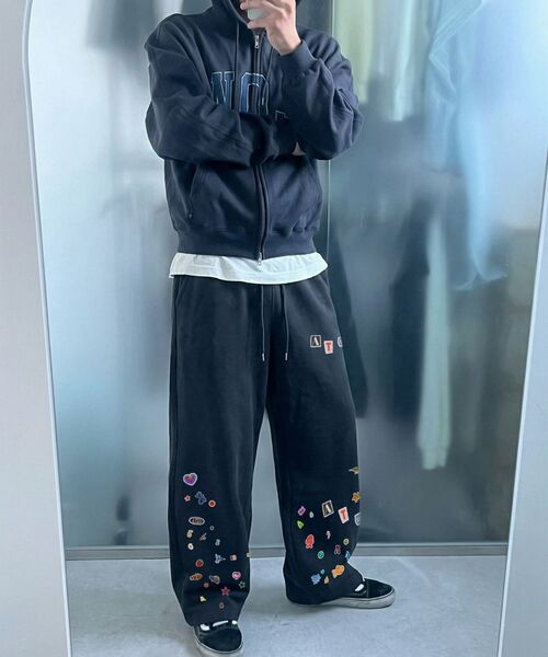 ARTISTWEAR（アーティストウェア）の「[ATW]クールキッズワイドバンディングパンツ（スウェットパンツ・レディース・その他・S/M/L/XL）」の3枚目の写真