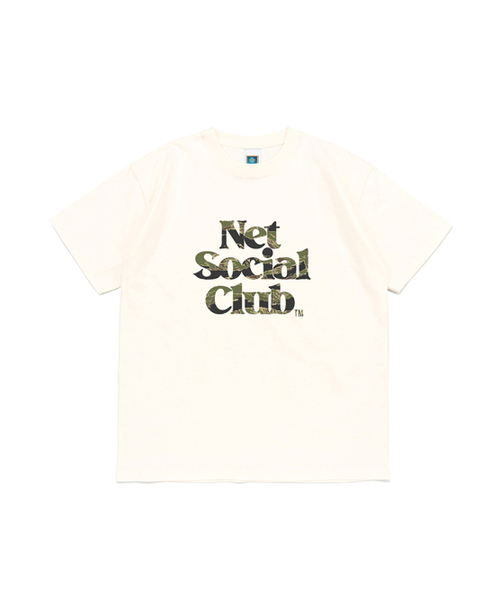 NET SOCIAL CLUB(ネットソーシャルクラブ)の「OGロゴカモパック半袖Tシャツ(アイボリー)(Tシャツ/カットソー・レディース・アイボリー・S/M/L/XL)」の1枚目の写真