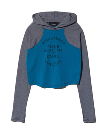 PIECEMAKER（ピースメーカー）の「SLEEVELESS STRIPE LIGHT HOODIE (TURQUOISE)（パーカー）」