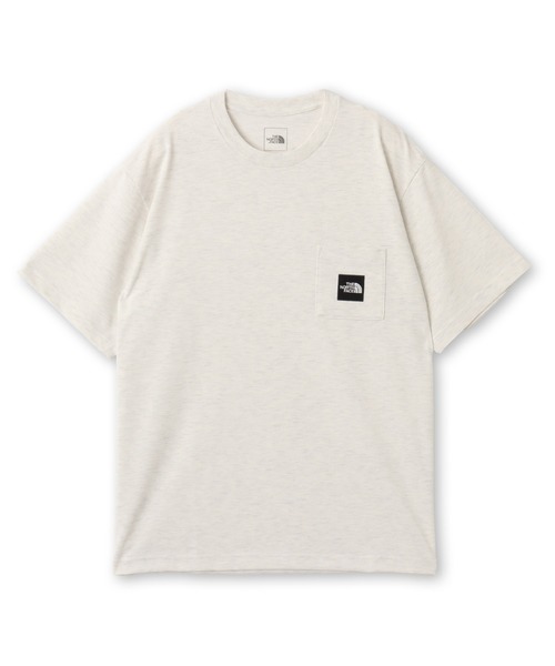 THE NORTH FACE(ザノースフェイス)の「THE NORTH FACE S/S Square Logo Pocket Tee / ザ ノース フェイス ショートスリーブ スクエア ロゴ ポケット ティー(Tシャツ/カットソー・メンズ・ホワイト系その他・L/M/XL/S/XXL)」の1枚目の写真