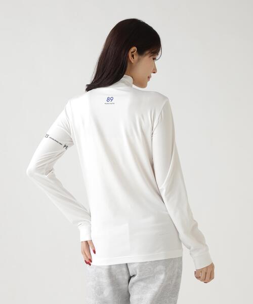 PEARLY GATES(パーリーゲイツ)の「【PEARLY GATES】37.5ベア天竺長袖ハイネックカットソー(Tシャツ/カットソー・レディース・ブルー/ネイビー/ホワイト・SMALL/MEDIUM/LARGE)」の6枚目の写真