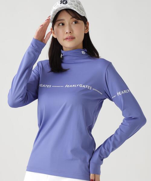 PEARLY GATES(パーリーゲイツ)の「【PEARLY GATES】37.5ベア天竺長袖ハイネックカットソー(Tシャツ/カットソー・レディース・ブルー/ネイビー/ホワイト・SMALL/MEDIUM/LARGE)」の9枚目の写真