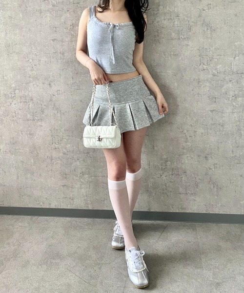 Mejoul（メジュール）の「【2026春夏新作】ターンロックスクエアキルティングフラップショルダーバッグ（ショルダーバッグ・レディース・ホワイト/ライトグリーン/ブラック/ライトピンク・F）」の18枚目の写真