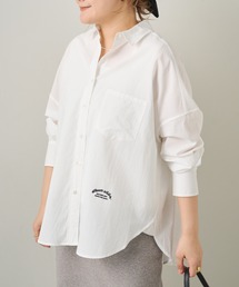 PUAL CE CIN | リヨセルコットンオーバーシャツ(シャツ/ブラウス)