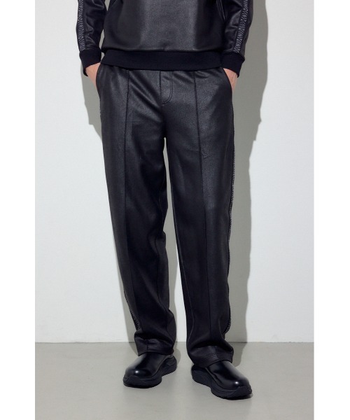 セール】フェイクレザーラインパンツ（スラックス）｜AZUL BY MOUSSY