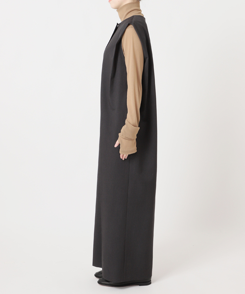 CITYSHOP(シティーショップ)の「ZIP JUMP SUIT:オールインワン(つなぎ/オールインワン・レディース・チャコールグレー/ブラック・36/38)」の8枚目の写真
