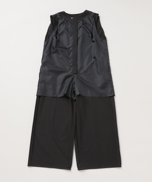 CITYSHOP(シティーショップ)の「ZIP JUMP SUIT:オールインワン(つなぎ/オールインワン・レディース・チャコールグレー/ブラック・36/38)」の16枚目の写真