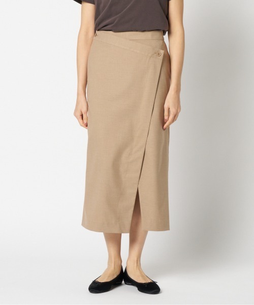 HELIOPOLE(エリオポール)の「the ELLISON SKIRT(スカート・レディース・チャコールグレー/ベージュ・36/38)」の10枚目の写真