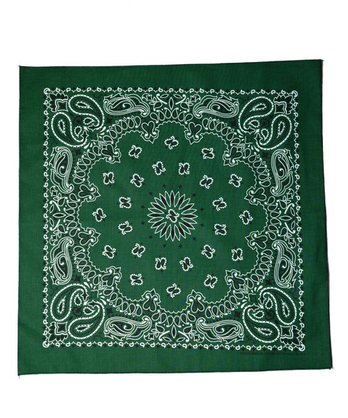 HAV-A-HANK（ハバハンク ）の「【RS】【HAV-A-HANK】PAISLEY　BANDANNA（バンダナ/スカーフ・メンズ・バーガンディー/ネイビー/カーキ/ブラック×レッド/ブラック/パープル/グリーン/シルバー/ネイビー系・FREE）」の14枚目の写真